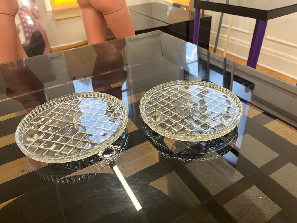 Cast Glass Platters