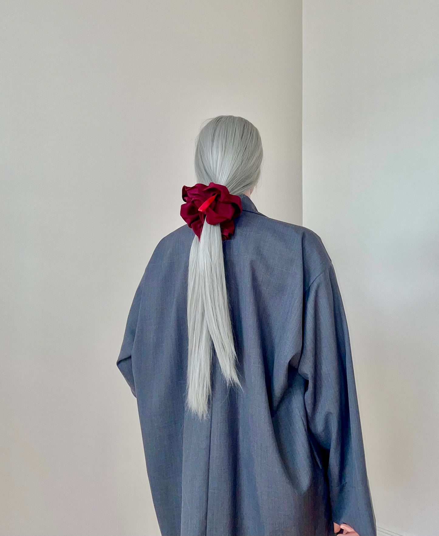 Scrunchie ~ Crimson Silk