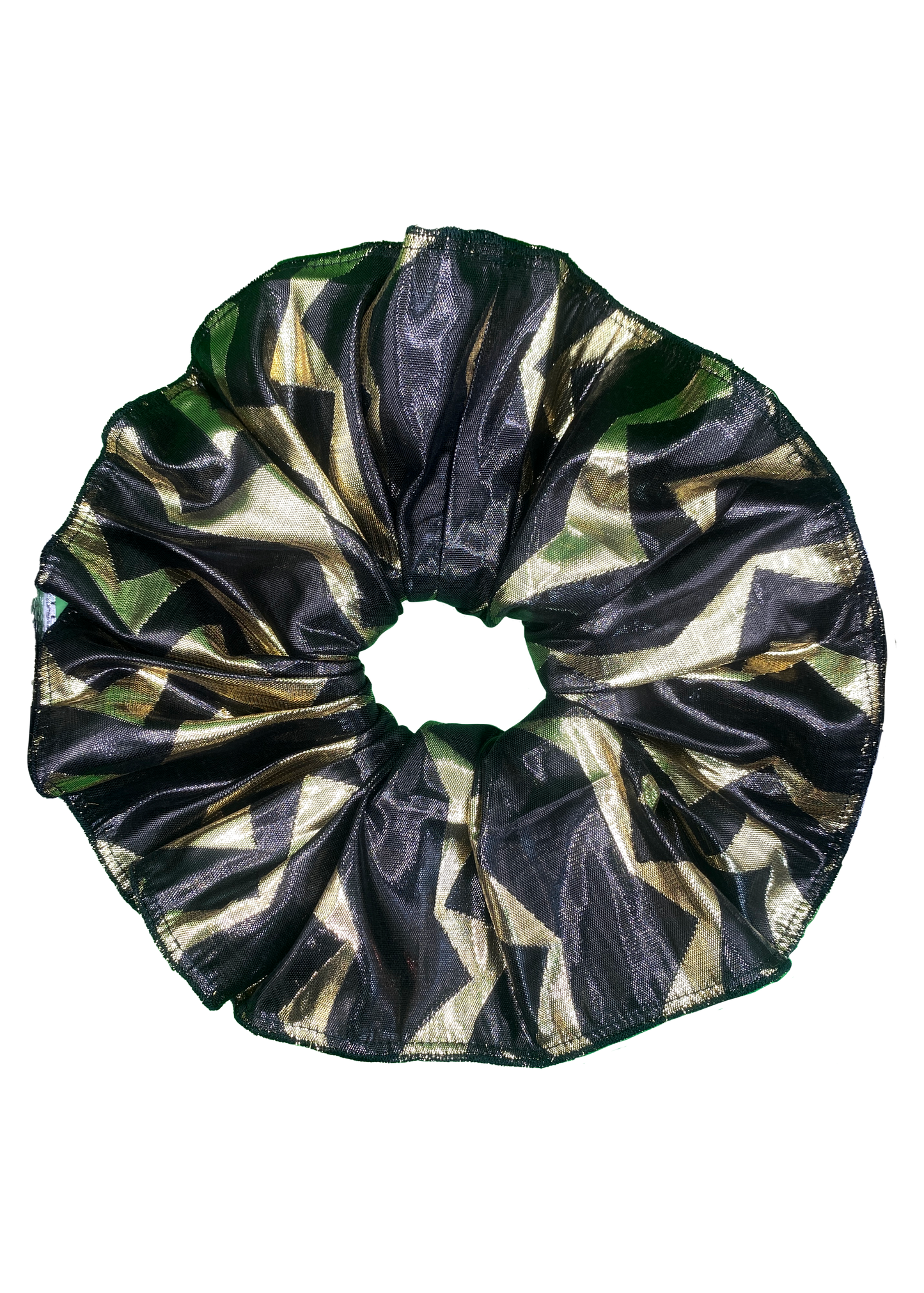 Scrunchie ~ Gold Chevron