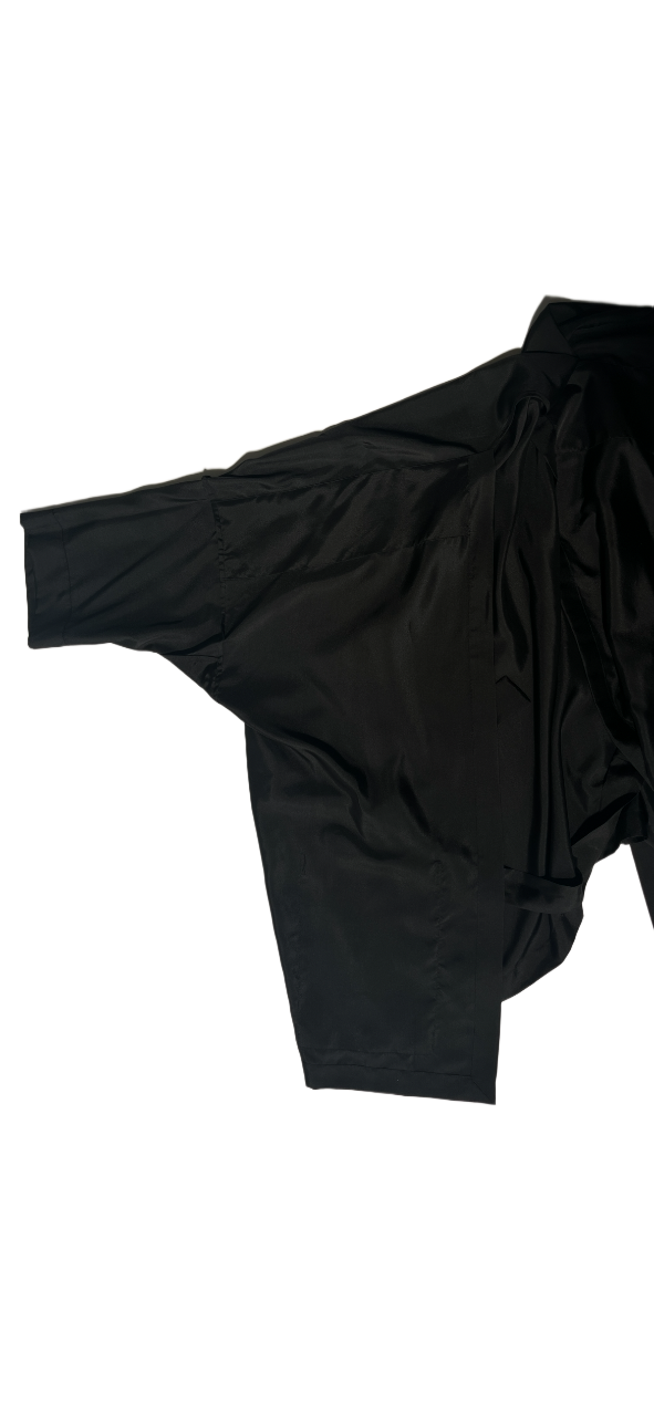 Tokyo Mini-Robe ~ Black Silk