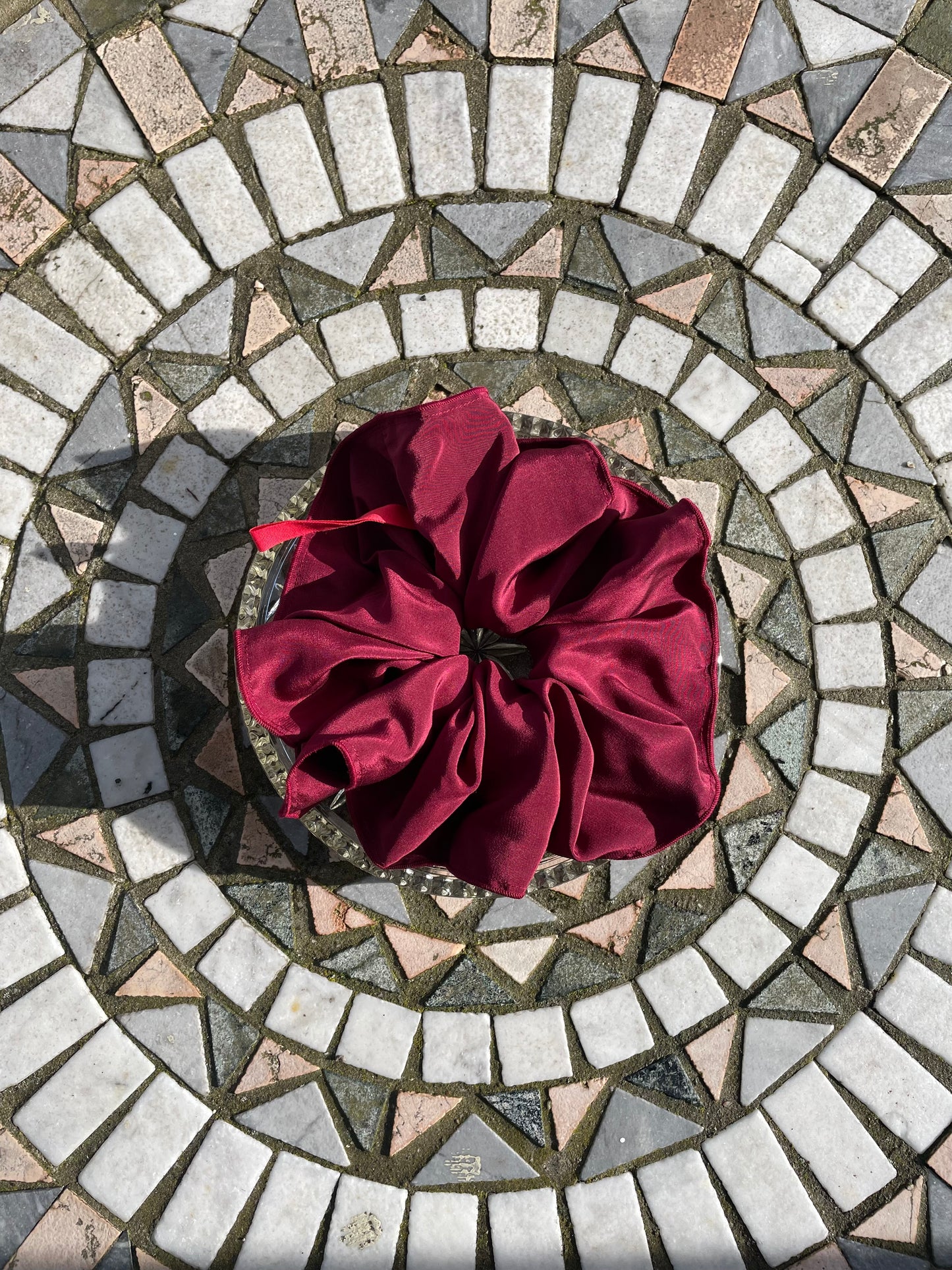 Scrunchie ~ Crimson Silk