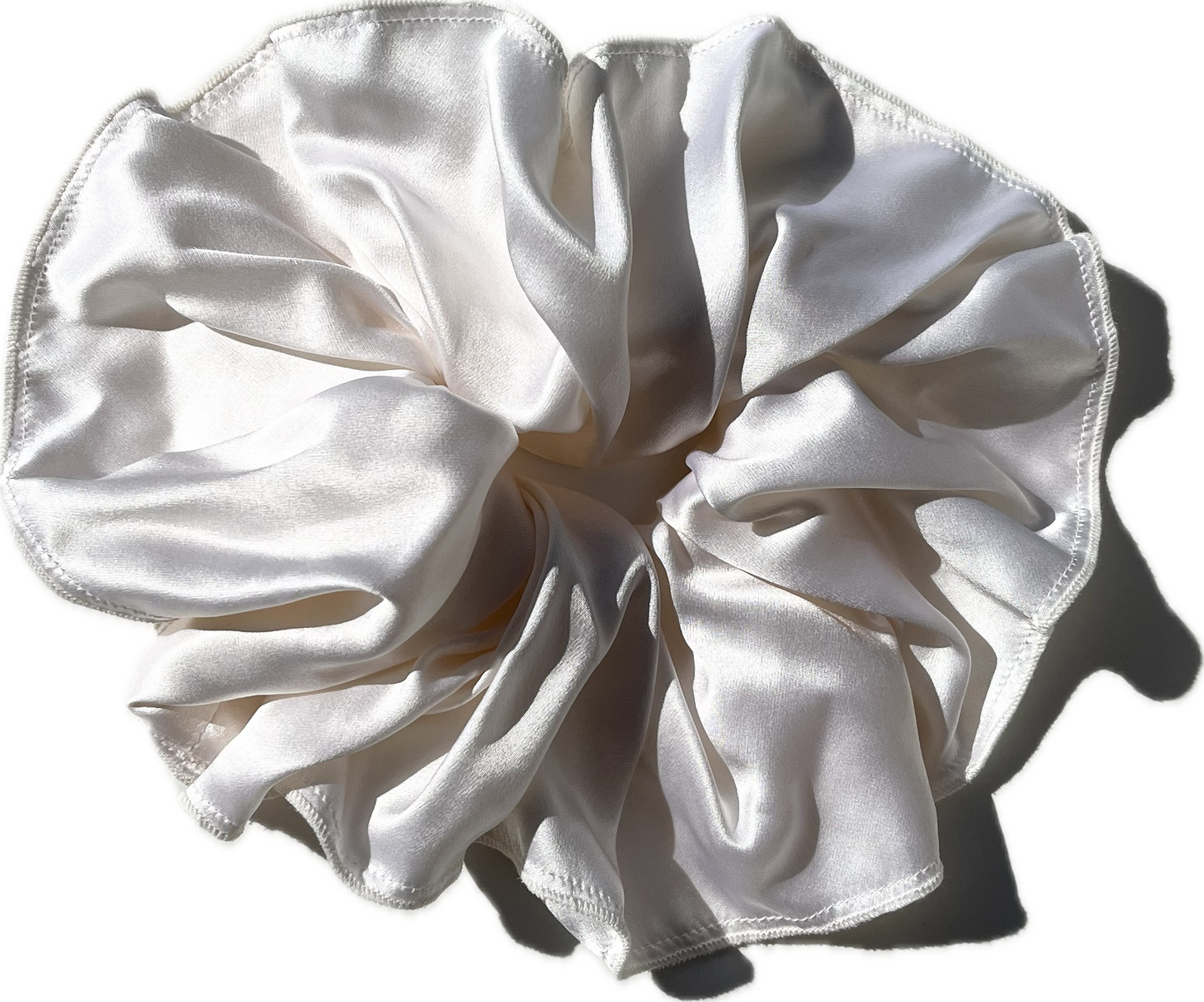 Scrunchie ~ Ivory Silk Satin