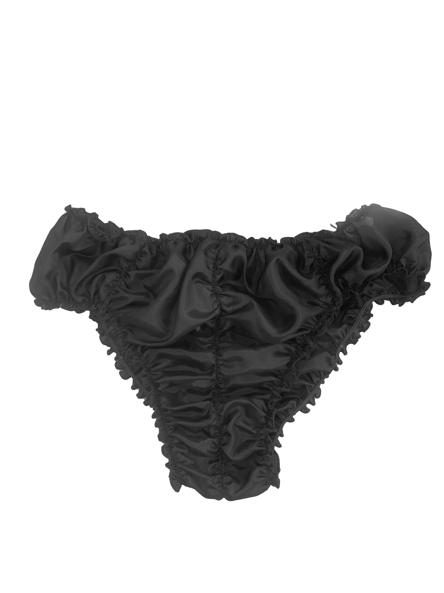 Bunny Bloomers ~ Black Silk Tissue