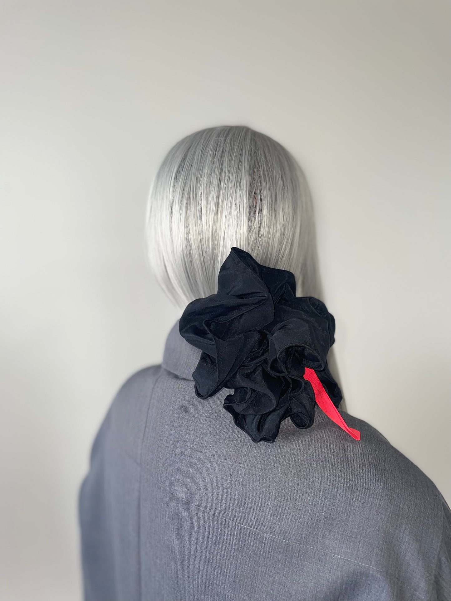 Scrunchie ~ Black Silk