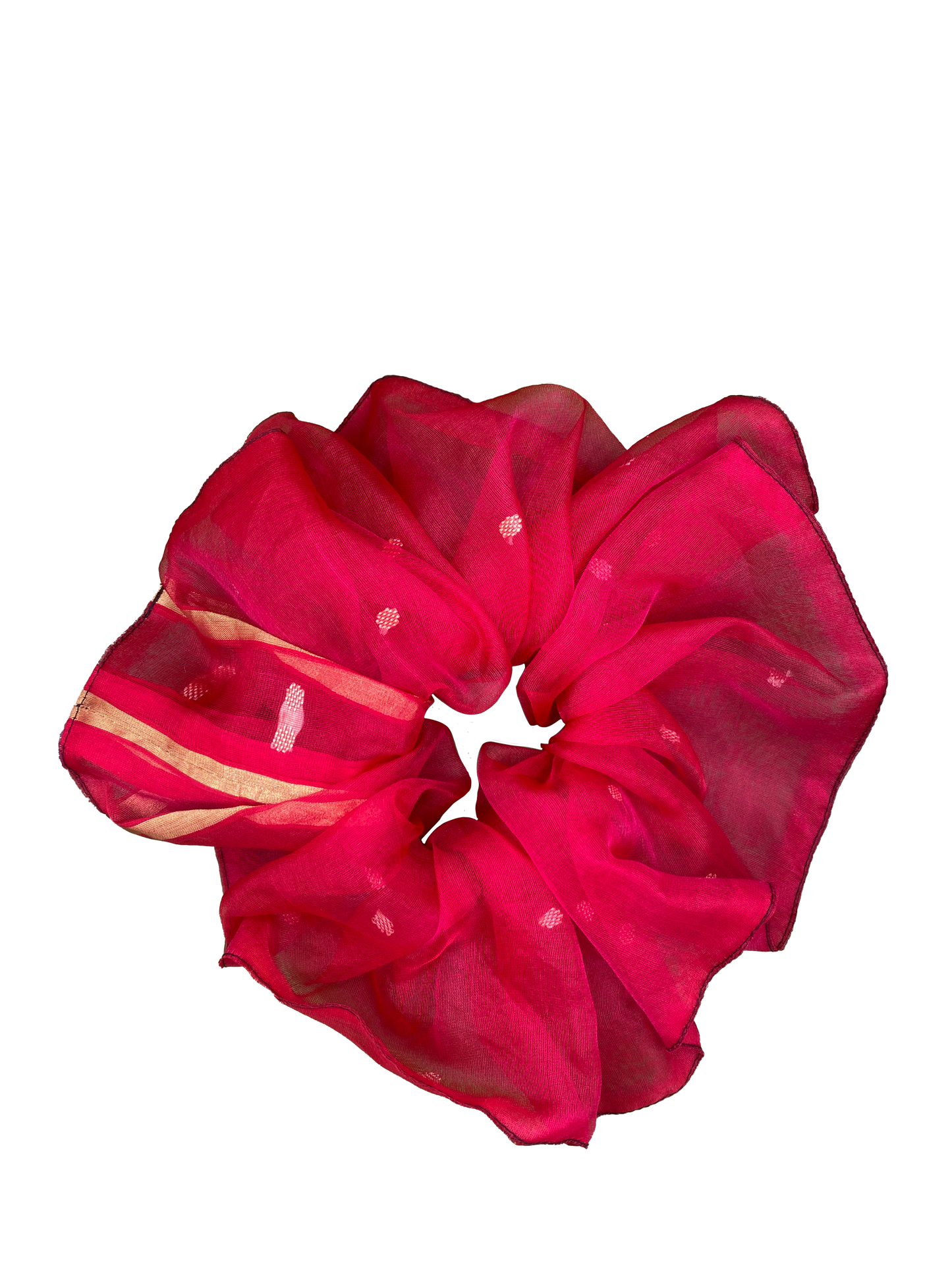 Scrunchie - Raspberry Silk Organza