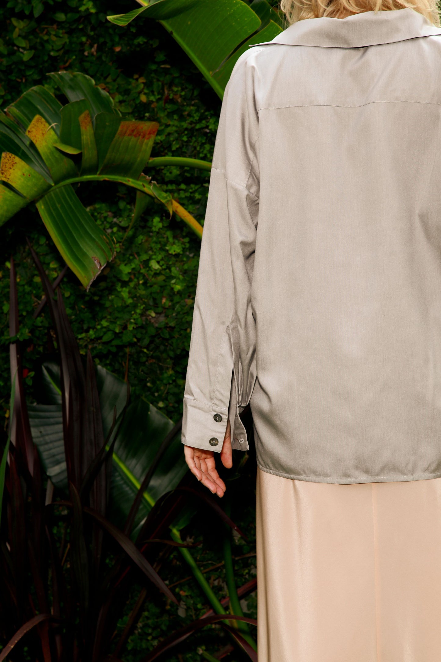 Noelle Shirt ~ Pearl Grey