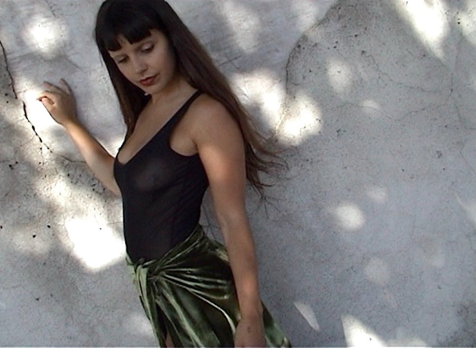 Spindrift Skirt ~ Green Velvet
