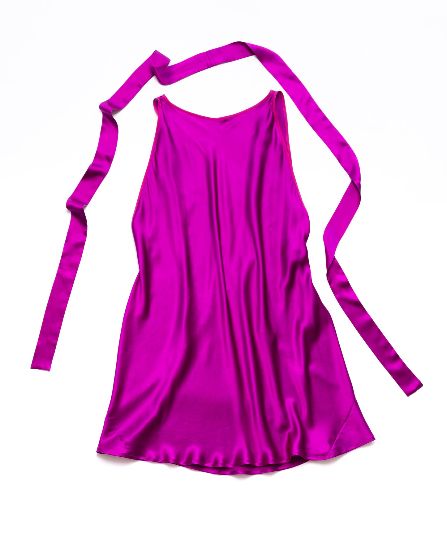 Atomic Dress ~ Fuchsia Silk