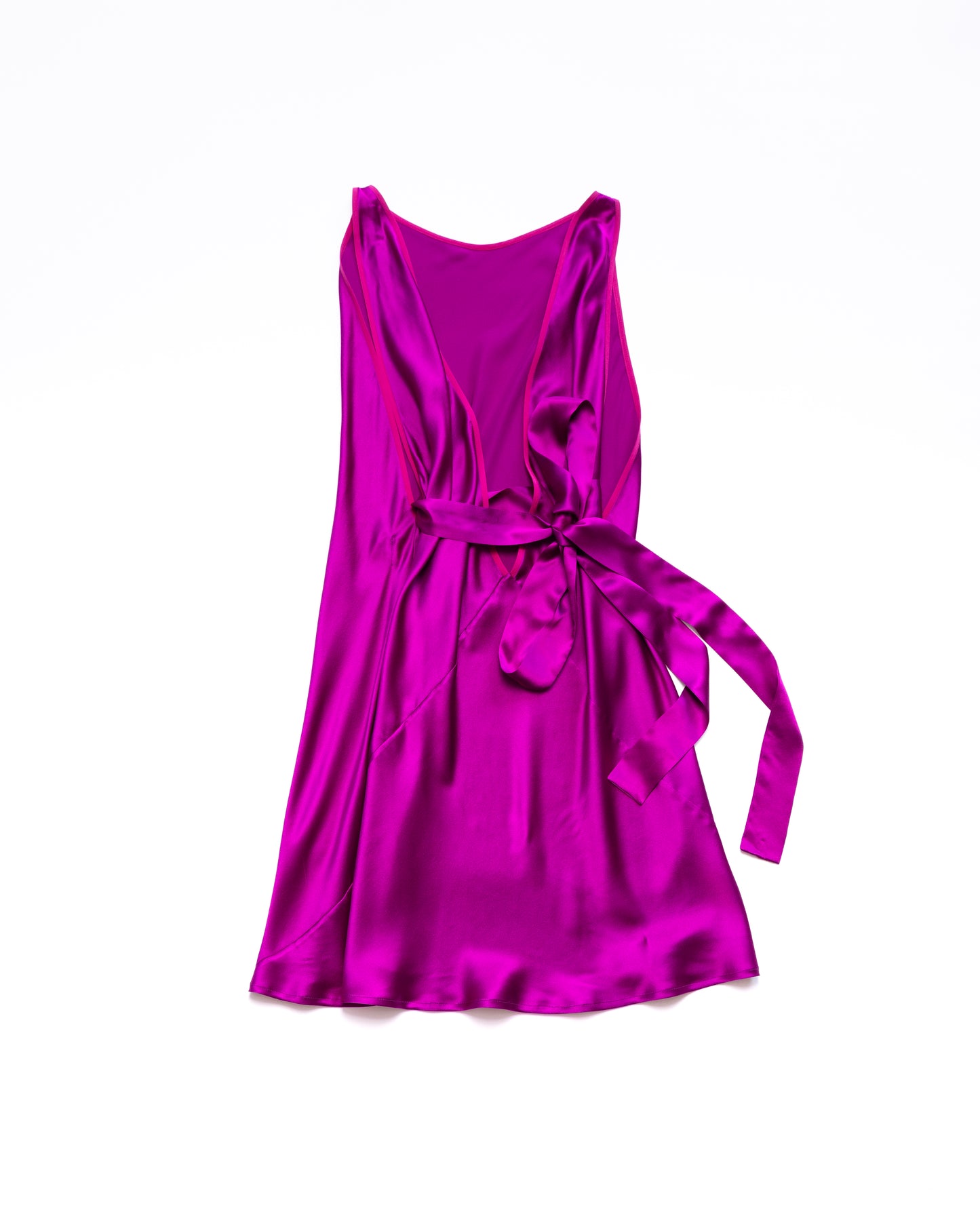 Atomic Dress ~ Fuchsia Silk