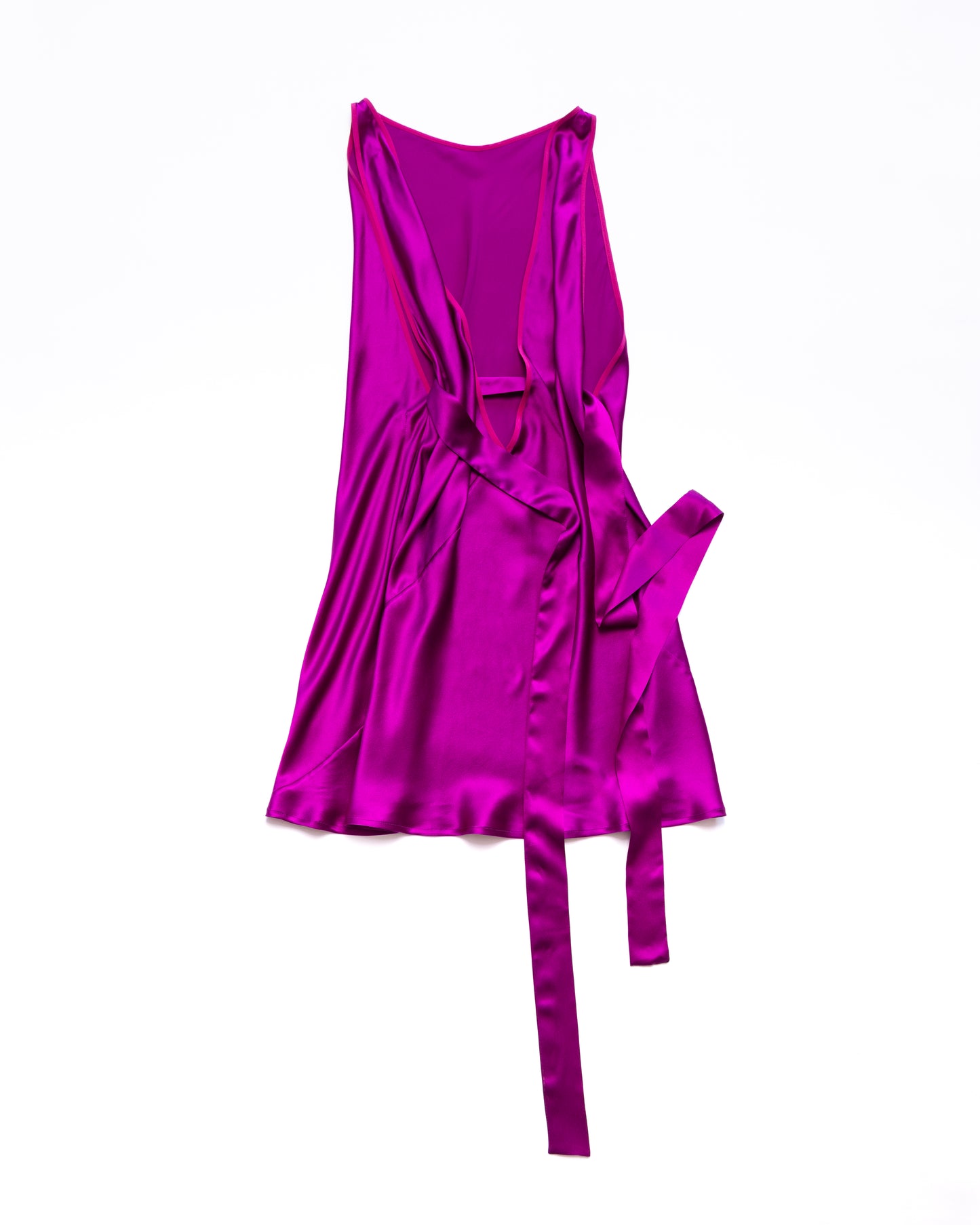 Atomic Dress ~ Fuchsia Silk