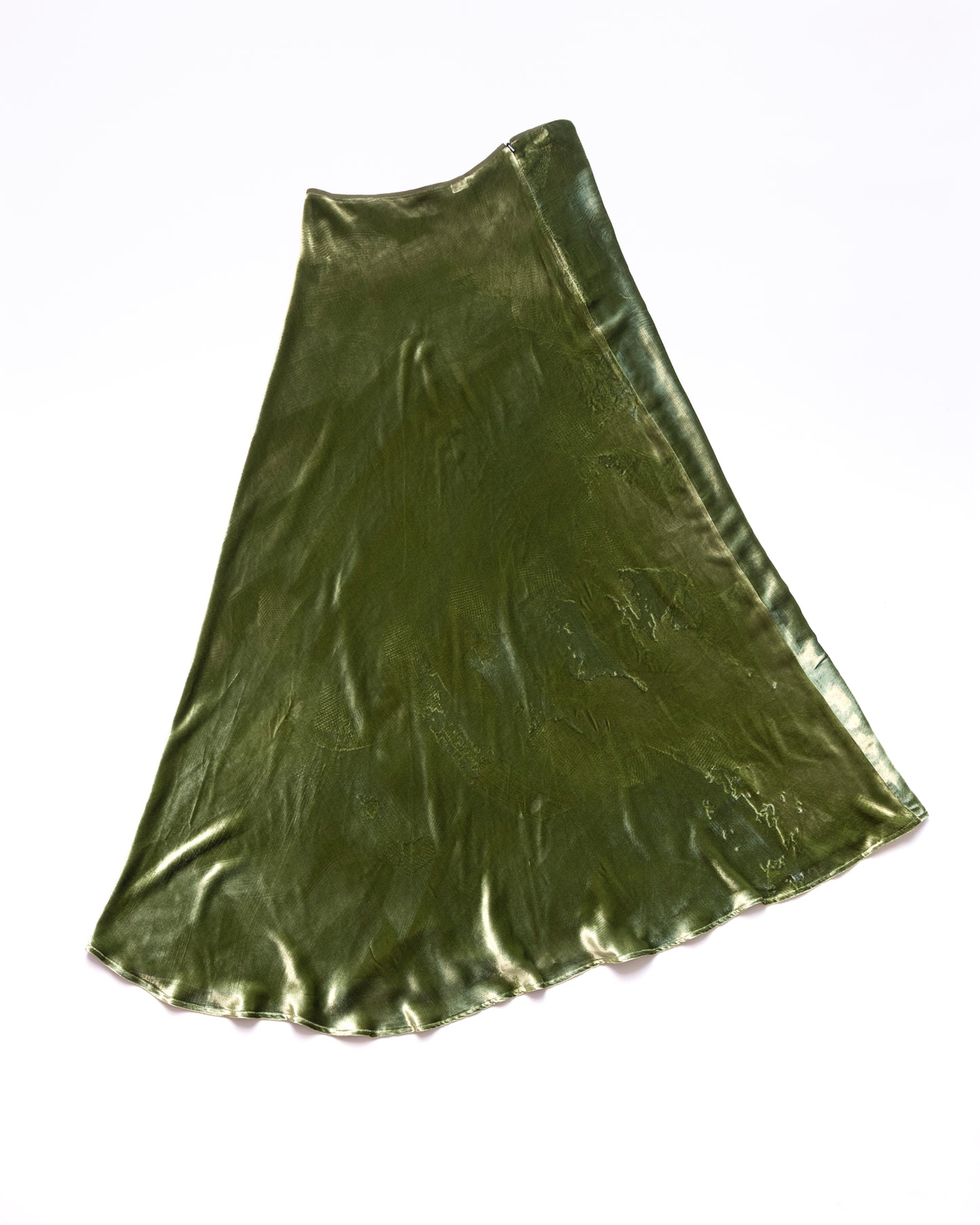 Enchanté Skirt ~ Green Velvet