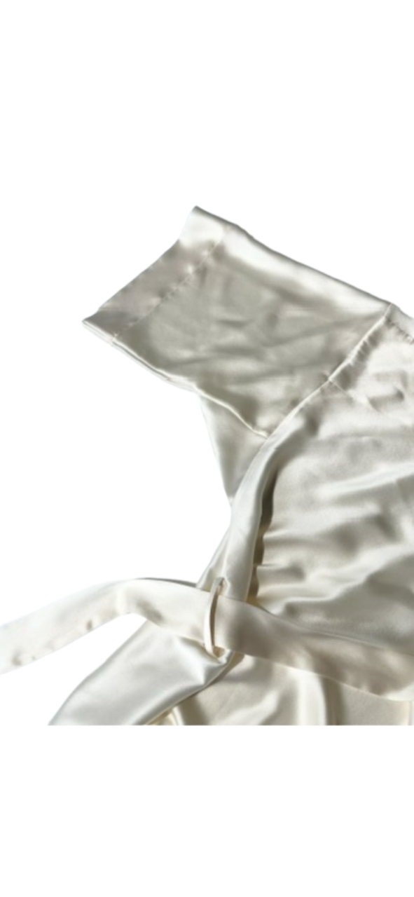 Tokyo Mini-Robe - Ivory Silk
