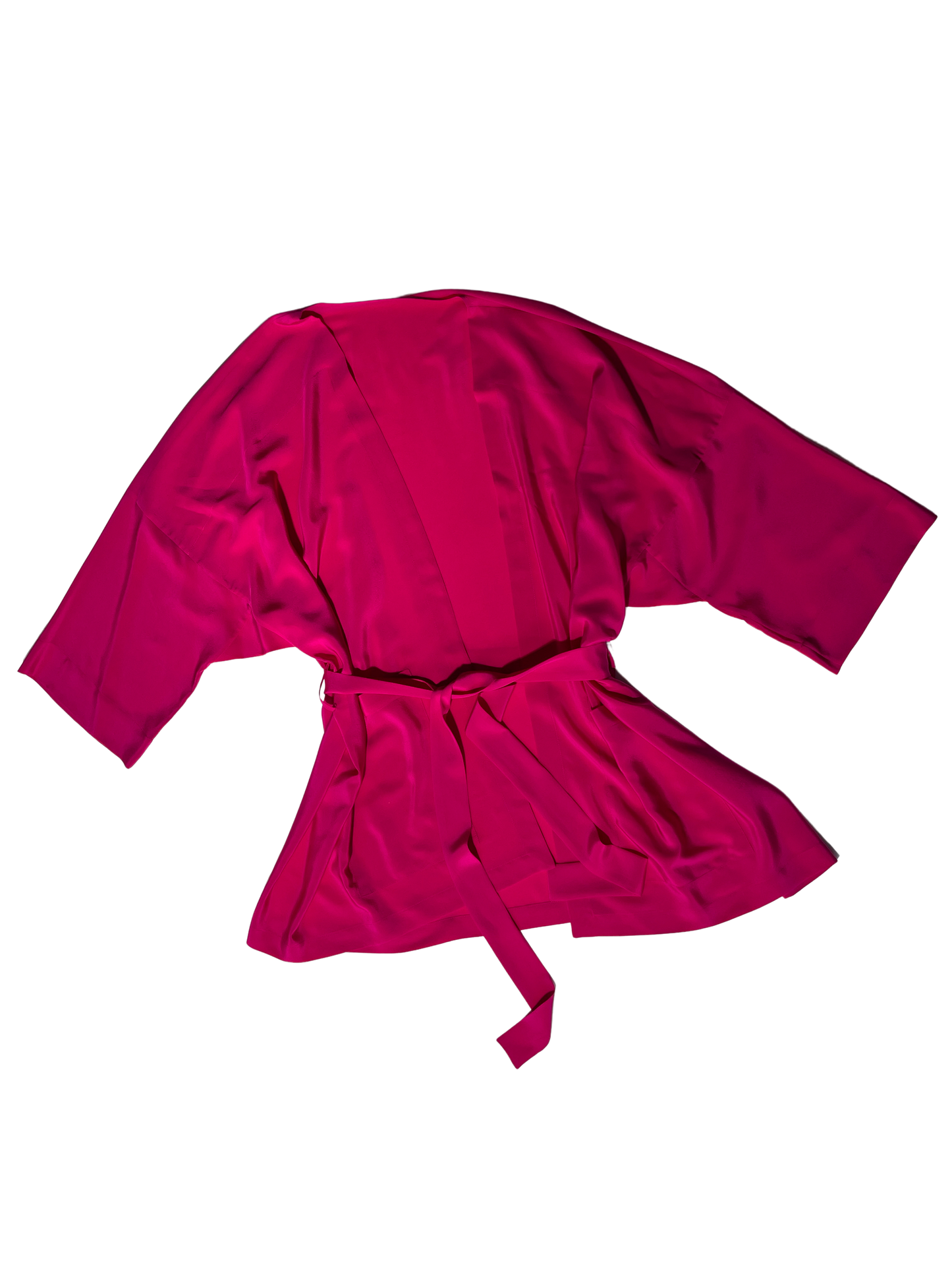 Tokyo Mini-Robe - Hot Pink SIlk