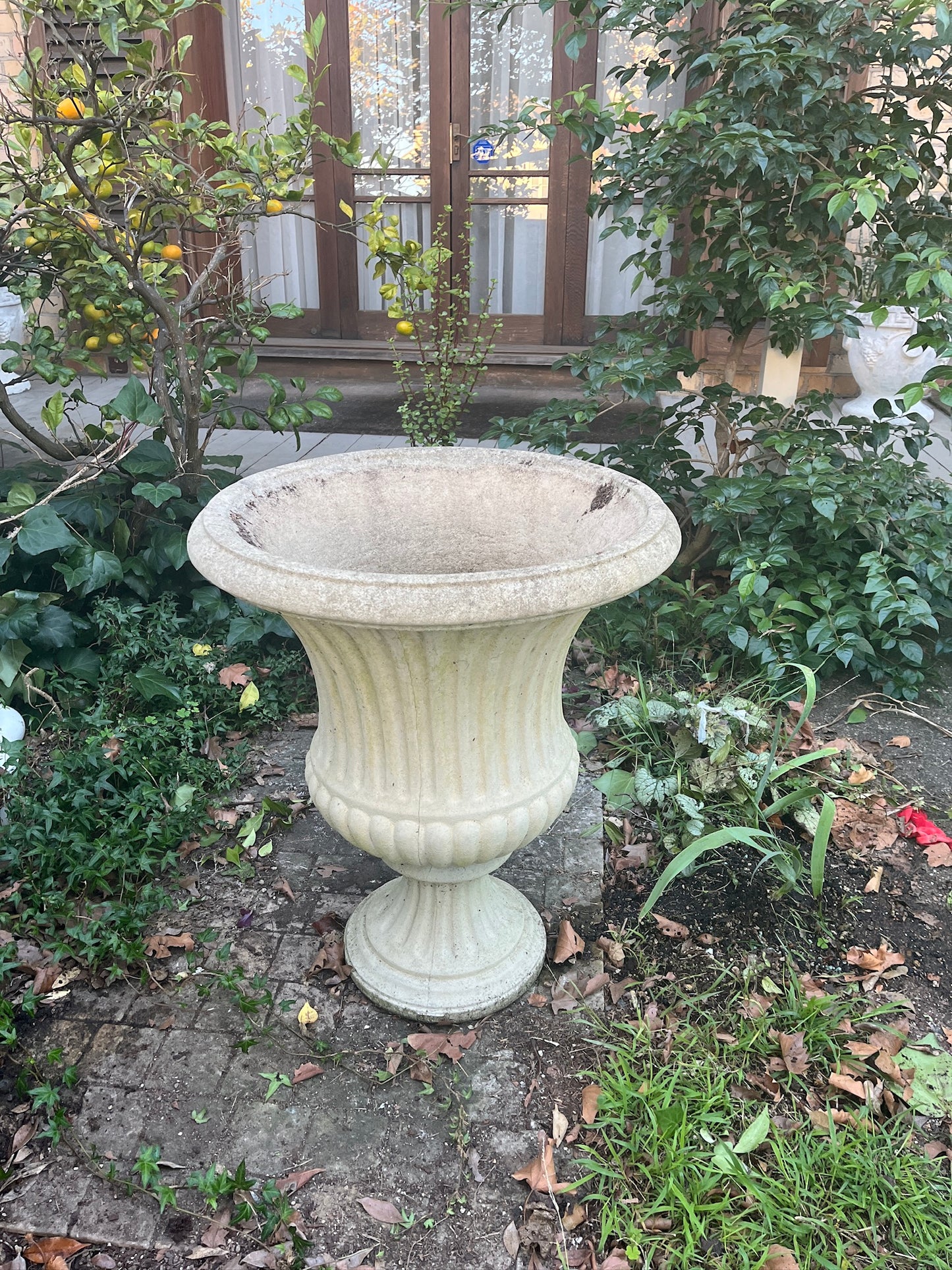 Large Concrete Urn