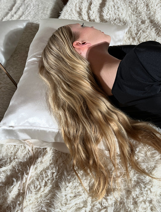 Pillowcase ~ Pearl Silk Satin