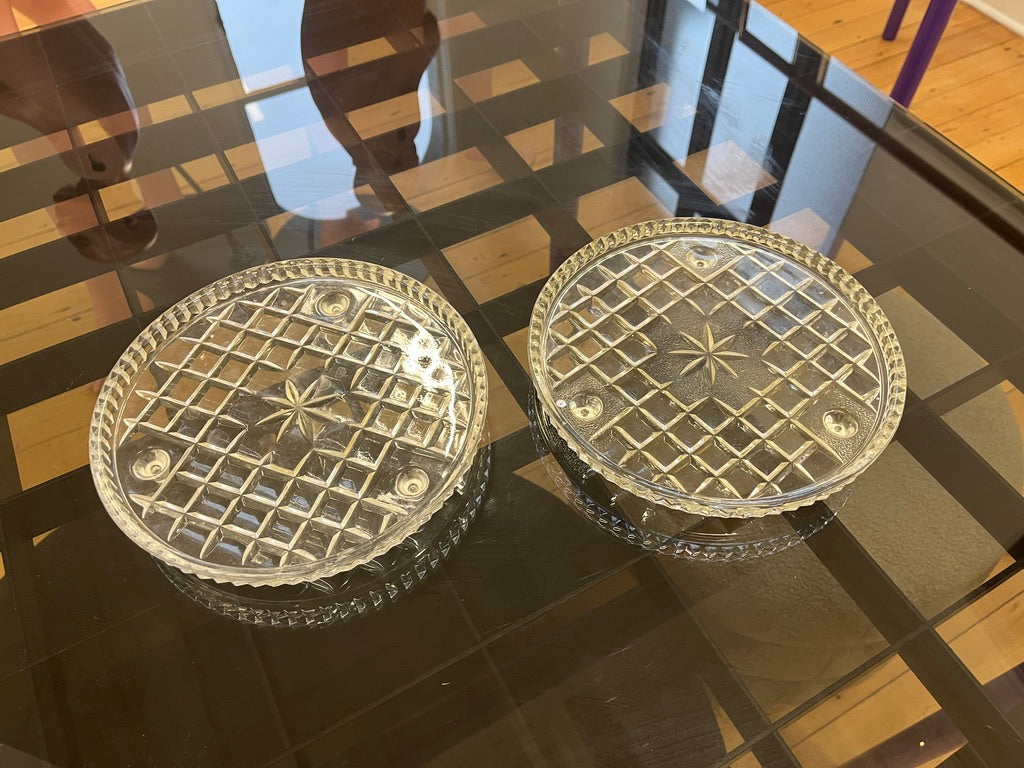 Cast Glass Platters