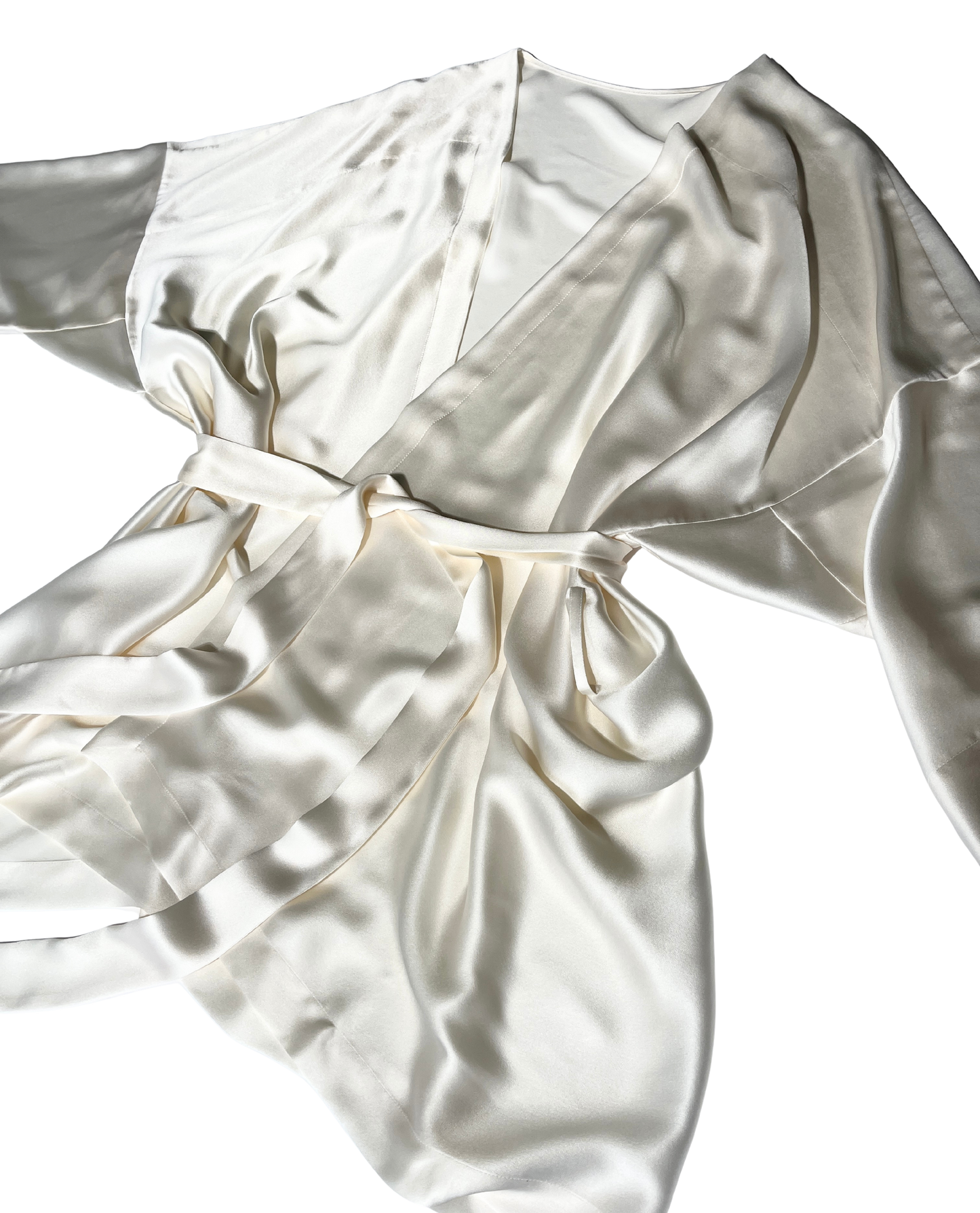 Tokyo Mini-Robe - Ivory Silk