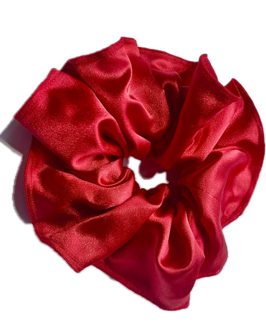 Scrunchie ~ Red Satin