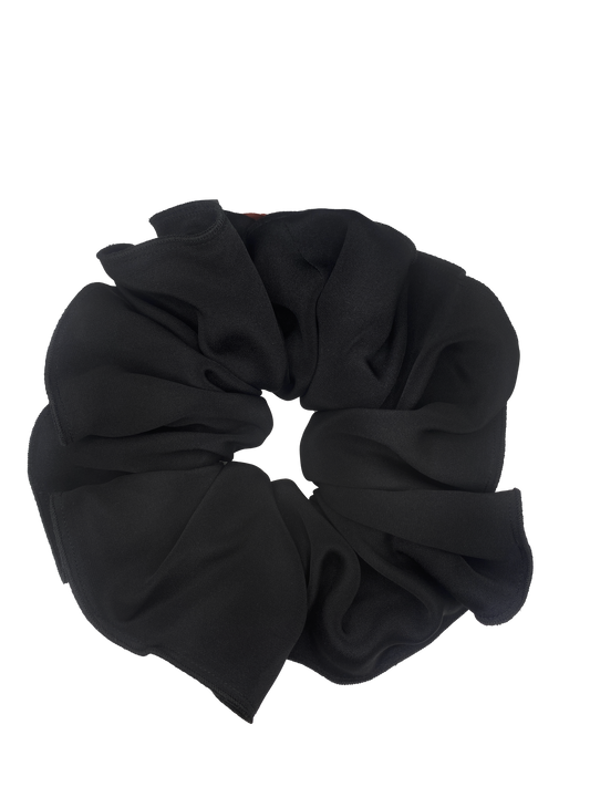Scrunchie ~ Black silk