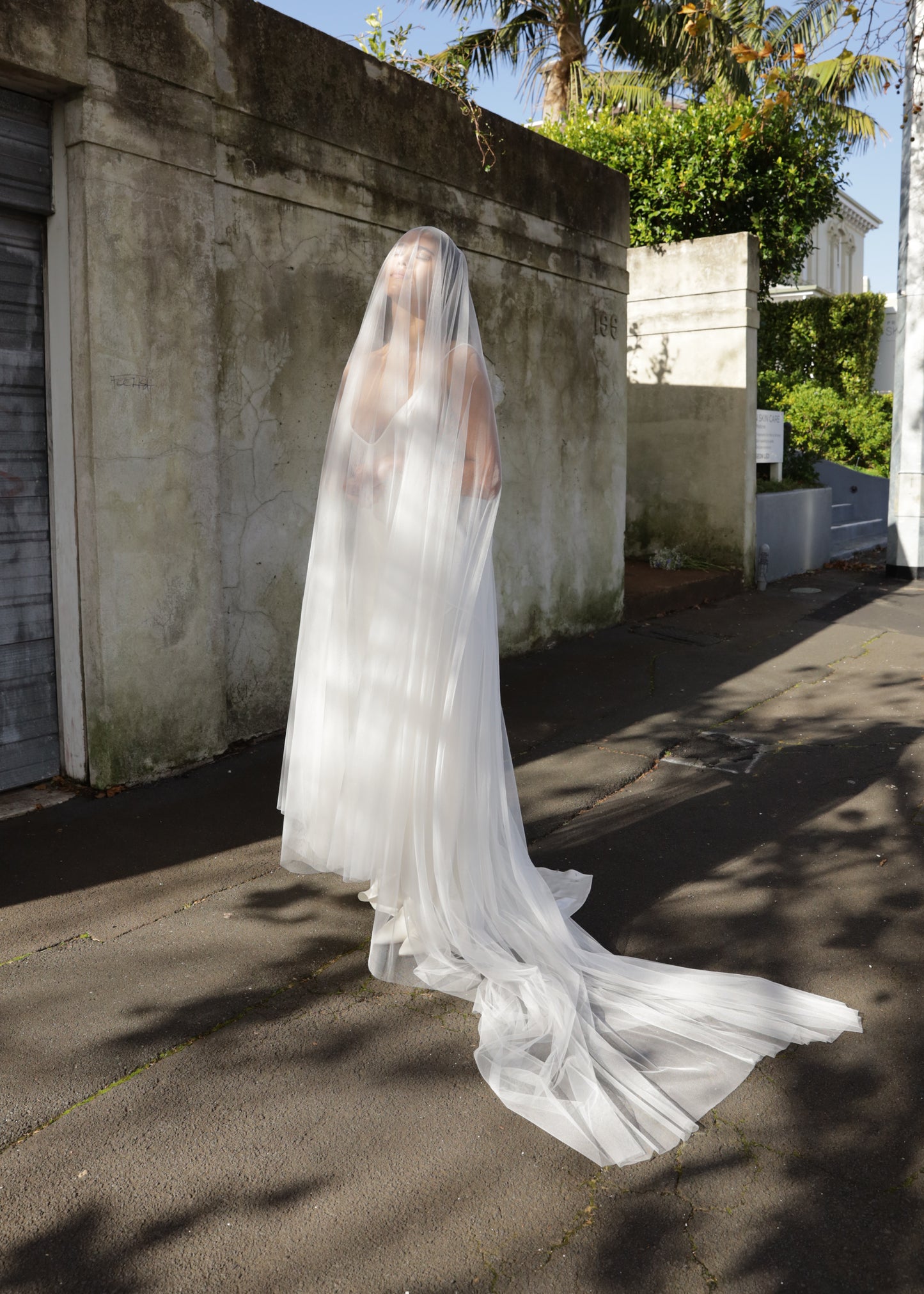 Custom Sample | Cathedral Veil ~ Ivory Tulle