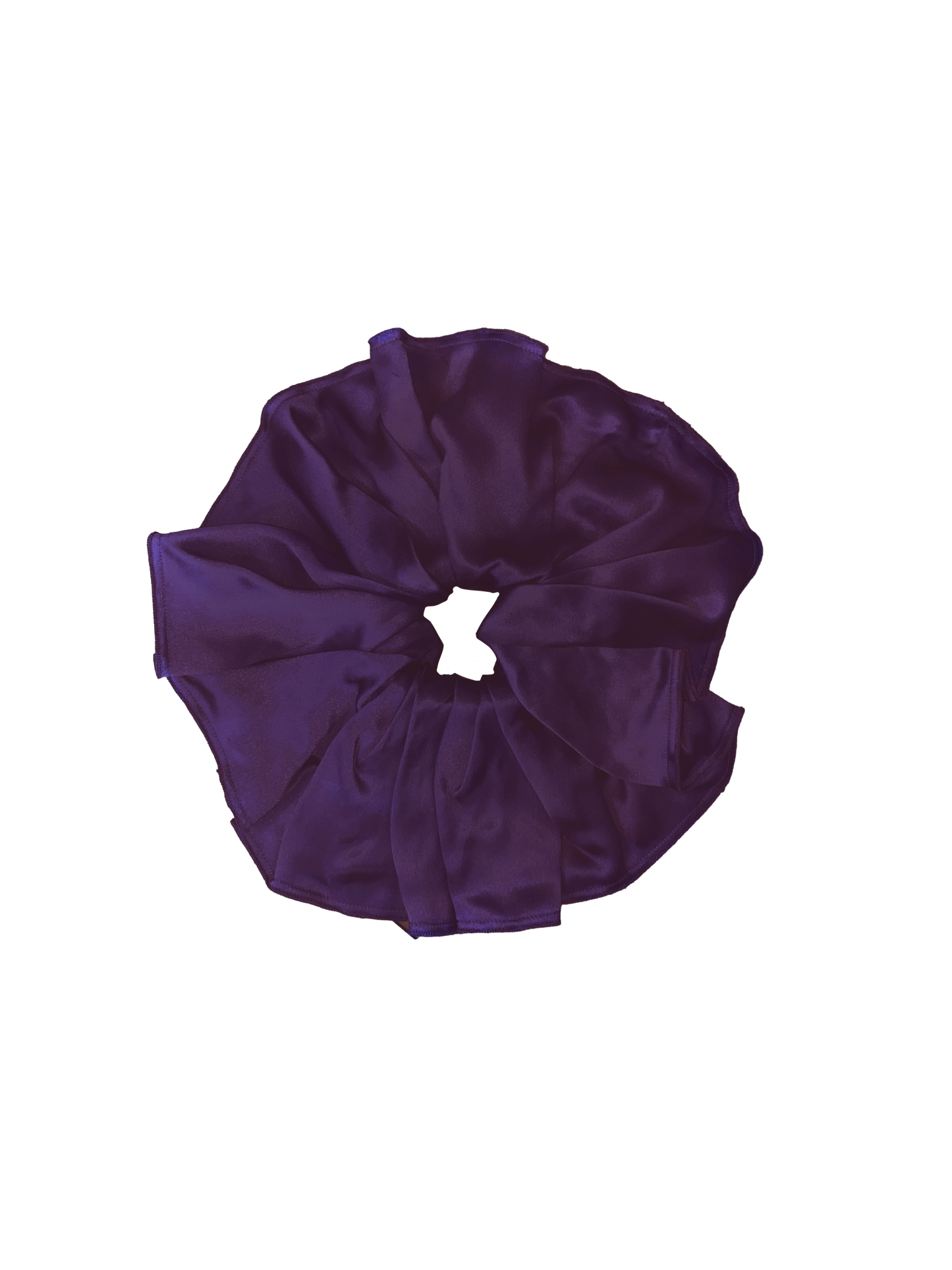 Scrunchie ~ Purple Silk Satin