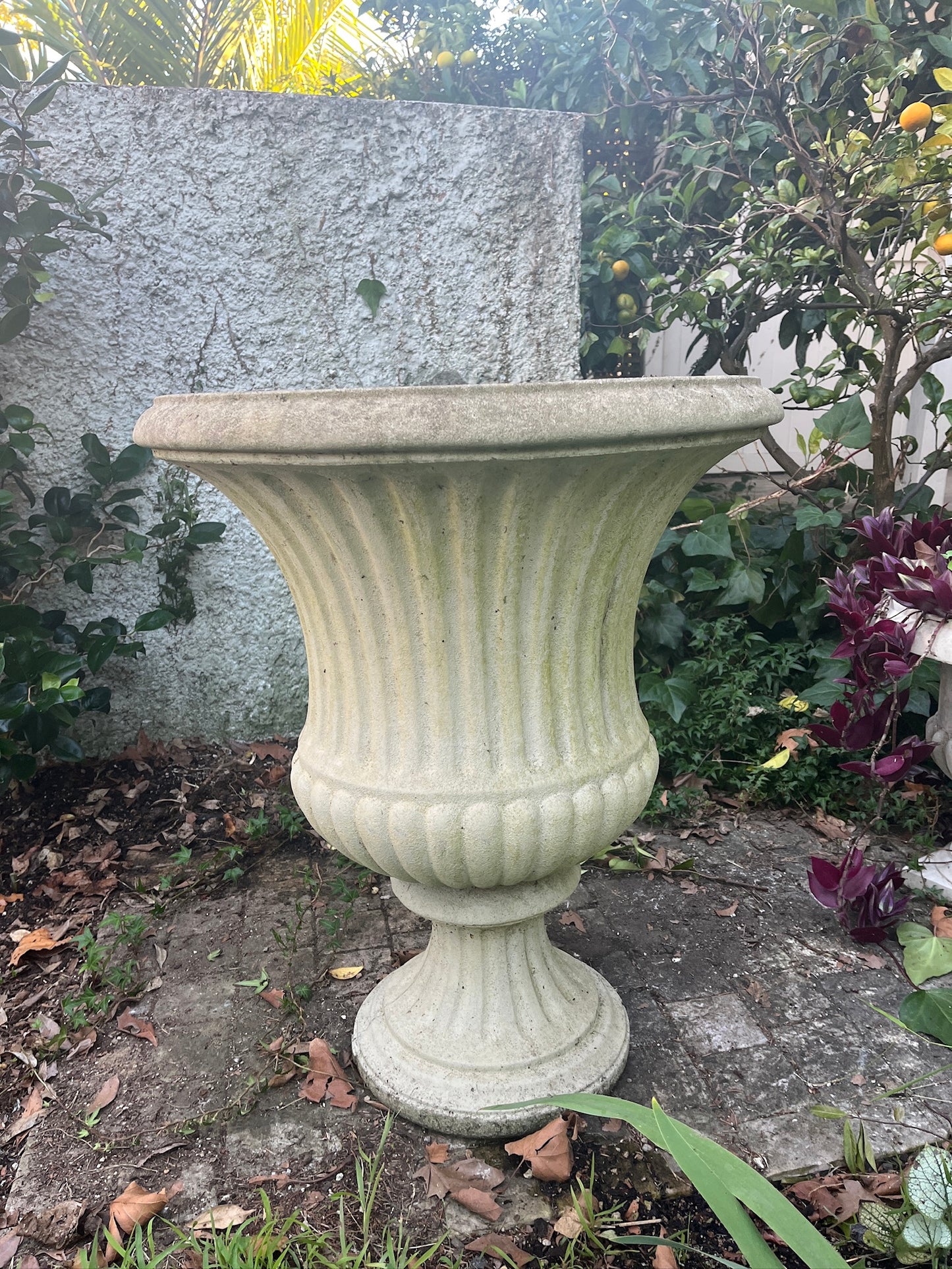 Large Concrete Urn