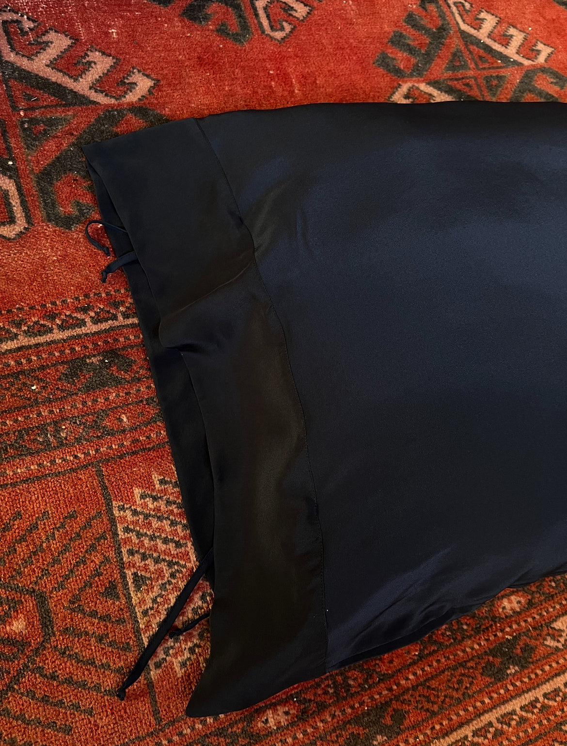 Pillowcase ~ Indigo Silk