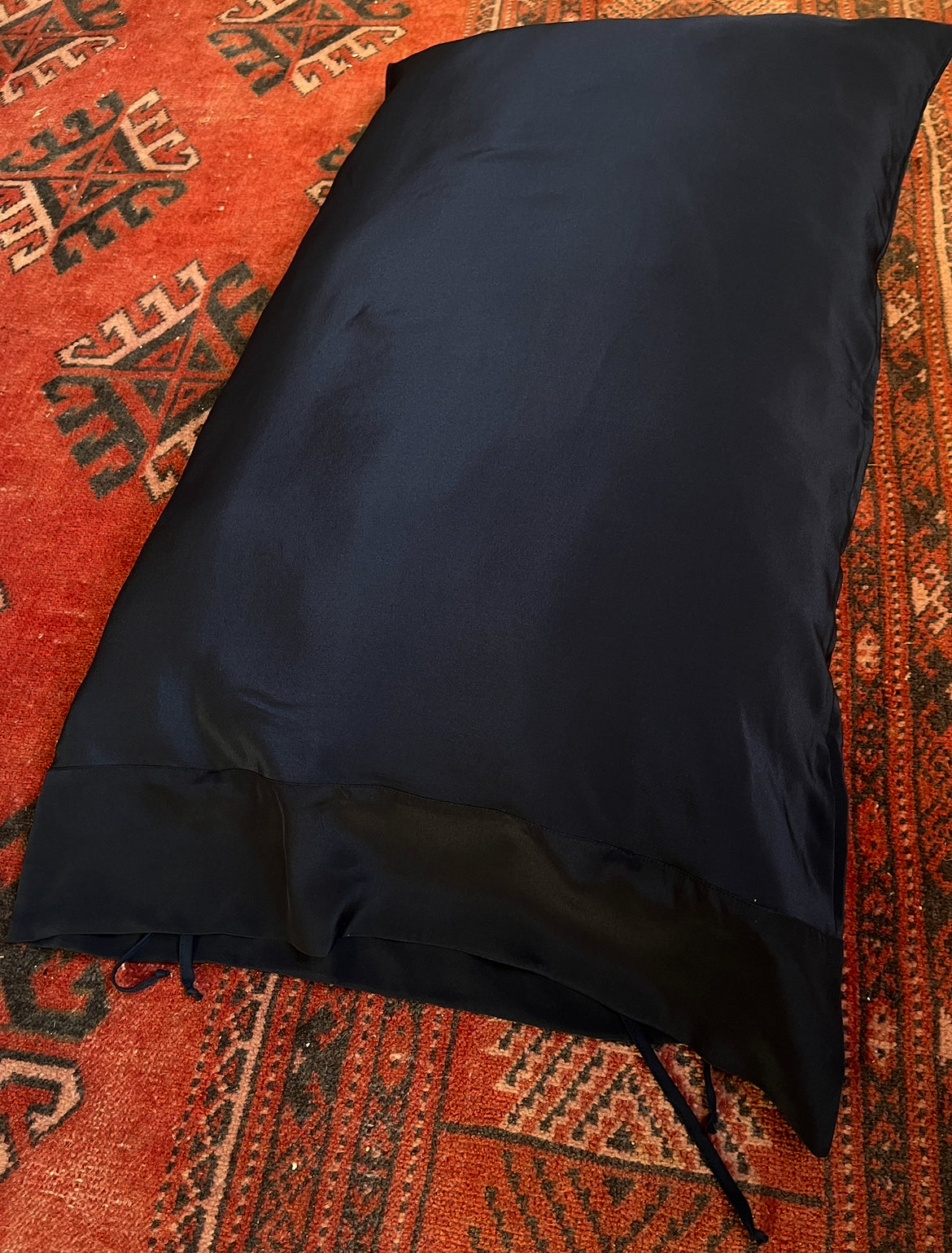 Pillowcase ~ Indigo Silk