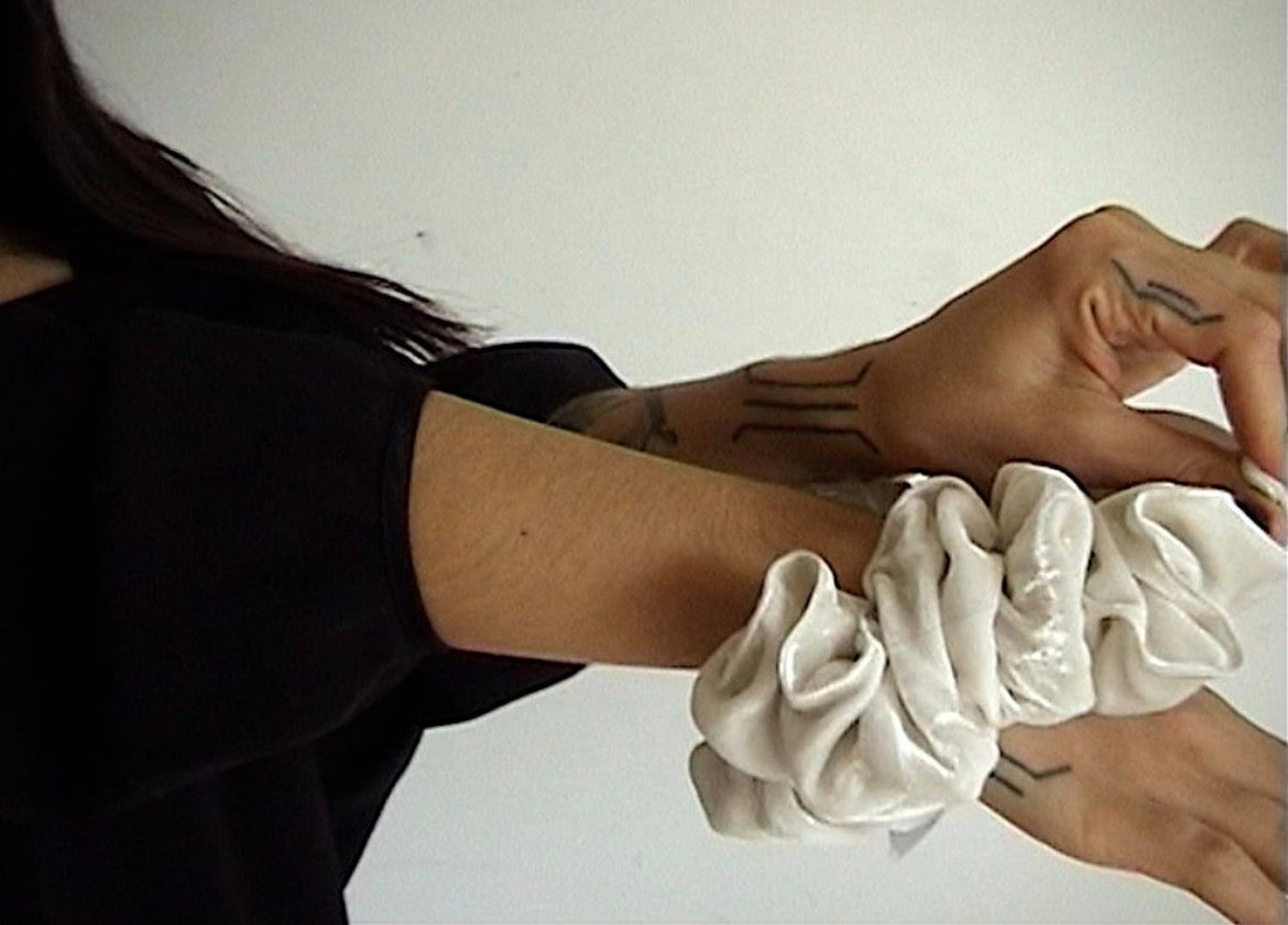 Scrunchie ~ Diamond Silk Velvet
