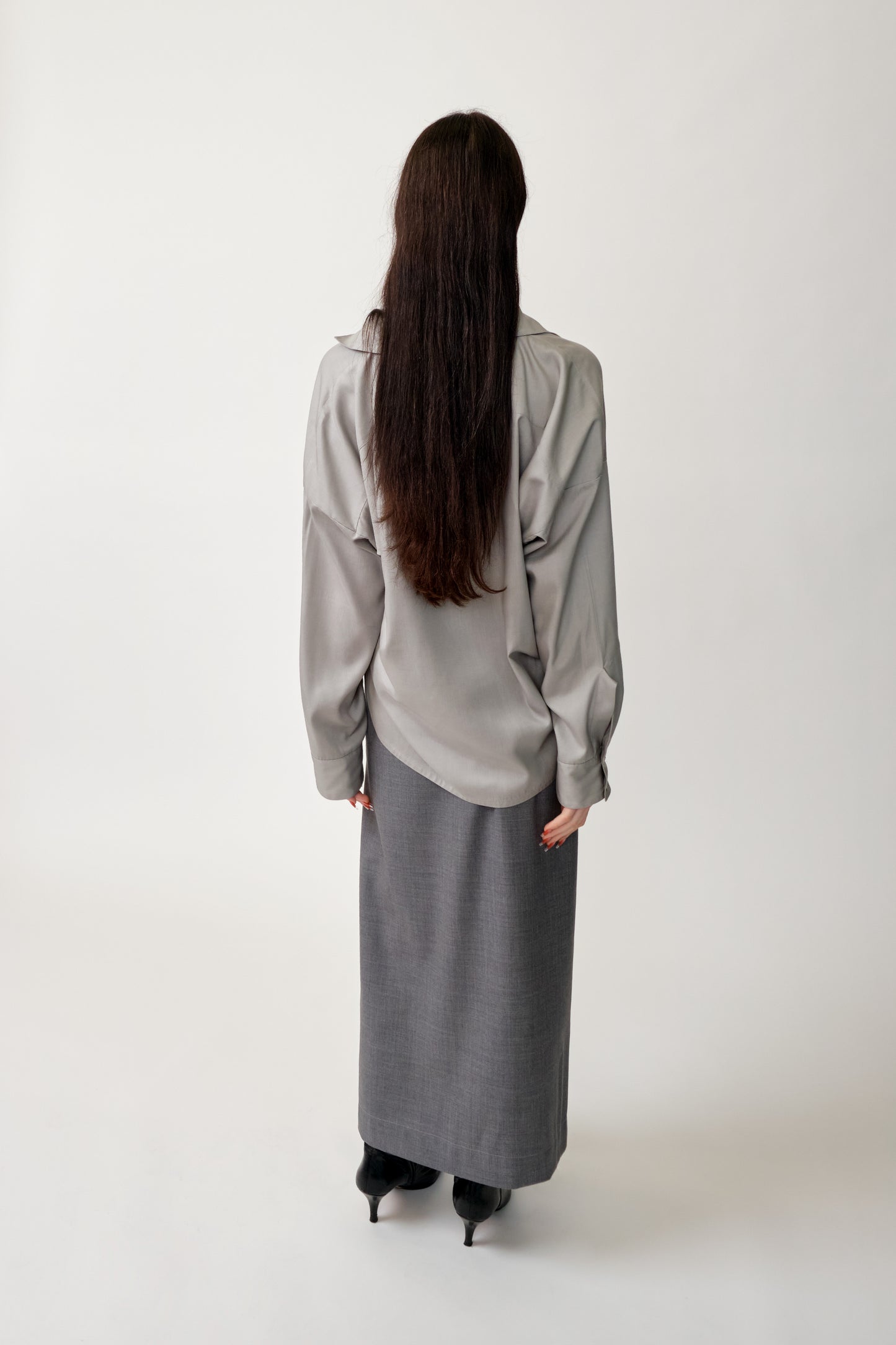 Impeccable Skirt ~ Platinum Grey