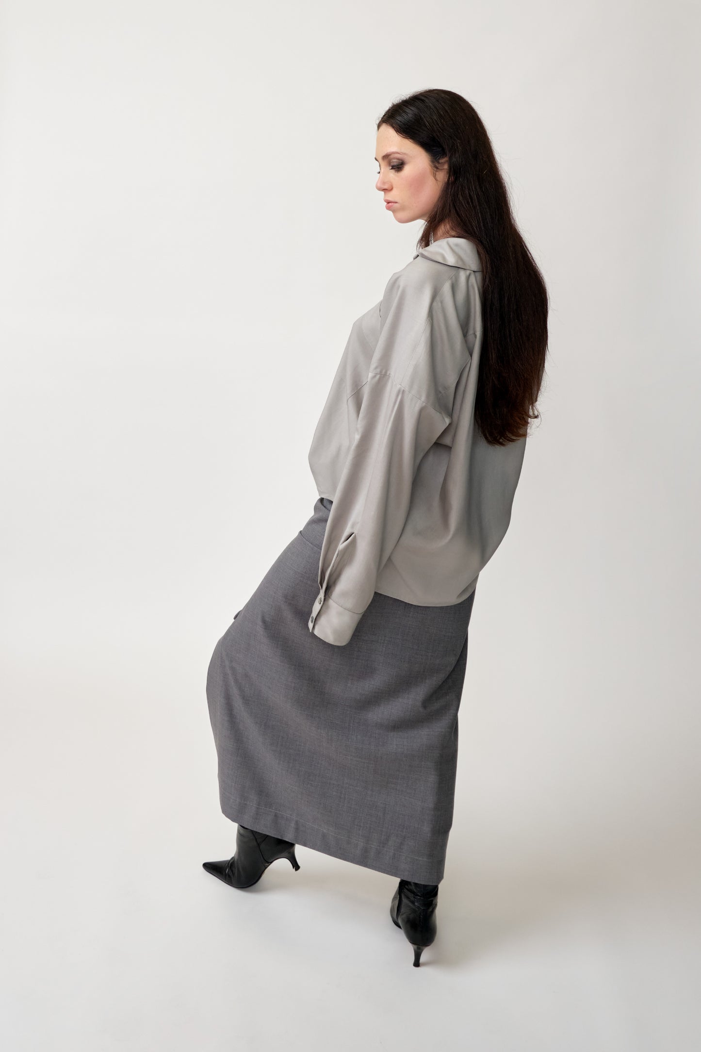 Impeccable Skirt ~ Platinum Grey