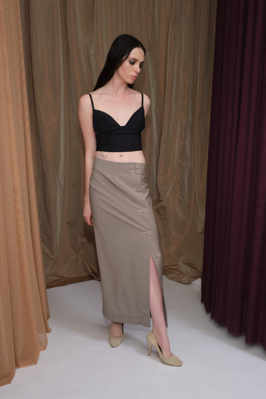 (PRE-ORDER) Impeccable Skirt ~ Pewter