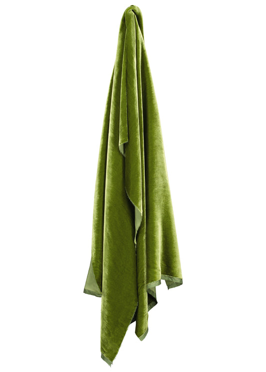 Custom Fabric ~ Green Velvet