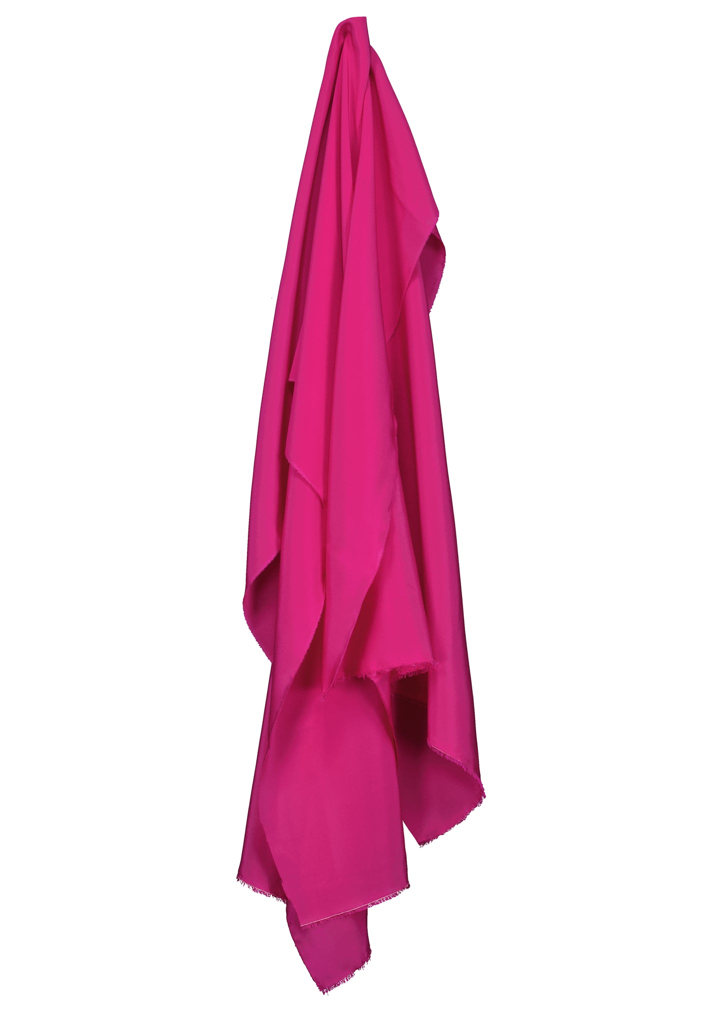 Custom Fabric ~ Hot Pink Crepe De Chine