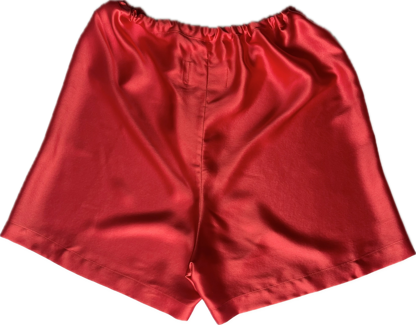 Sirius Shorts ~ Red Silk Satin