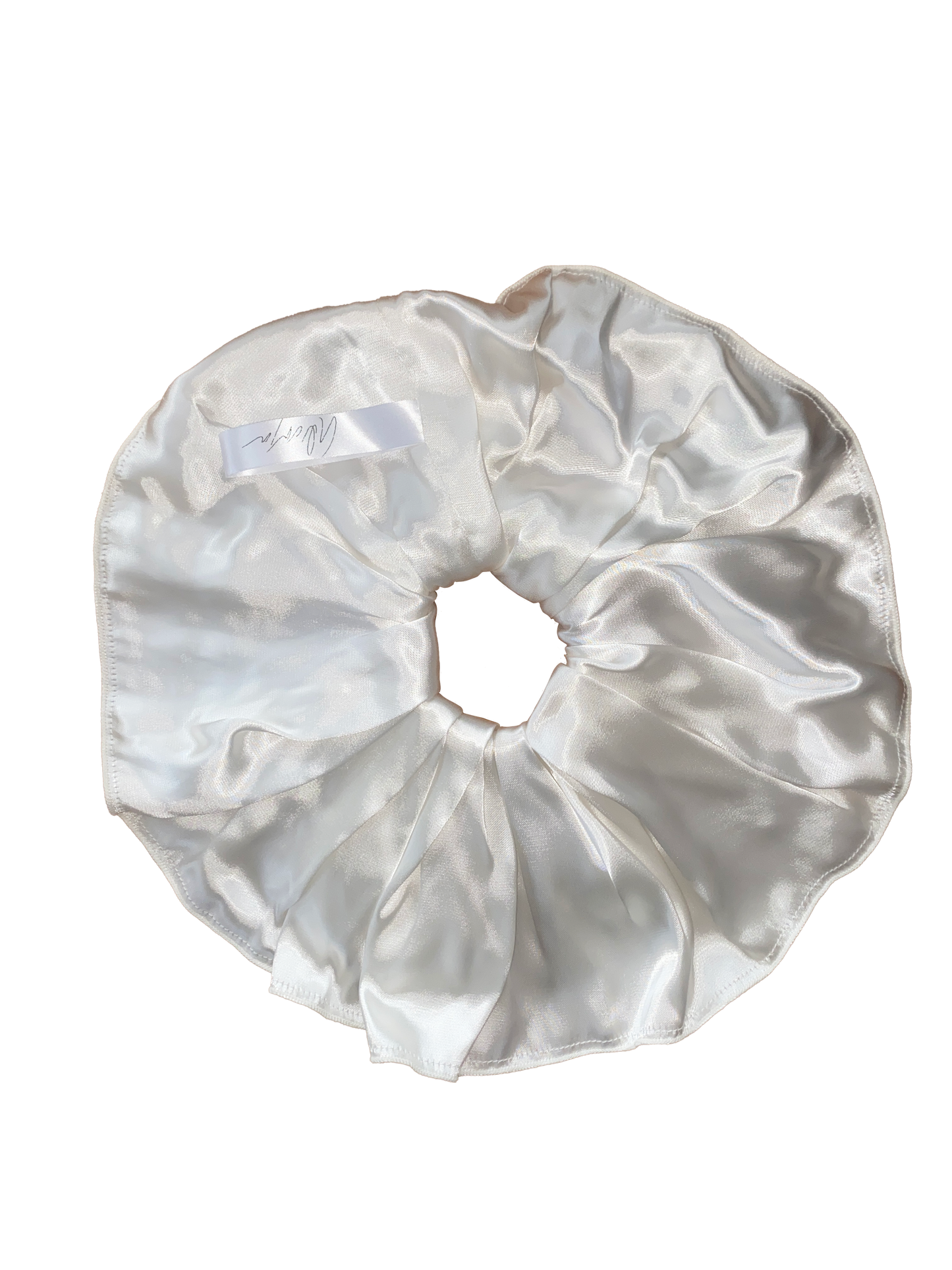 Scrunchie ~ Ivory Liquid Silk