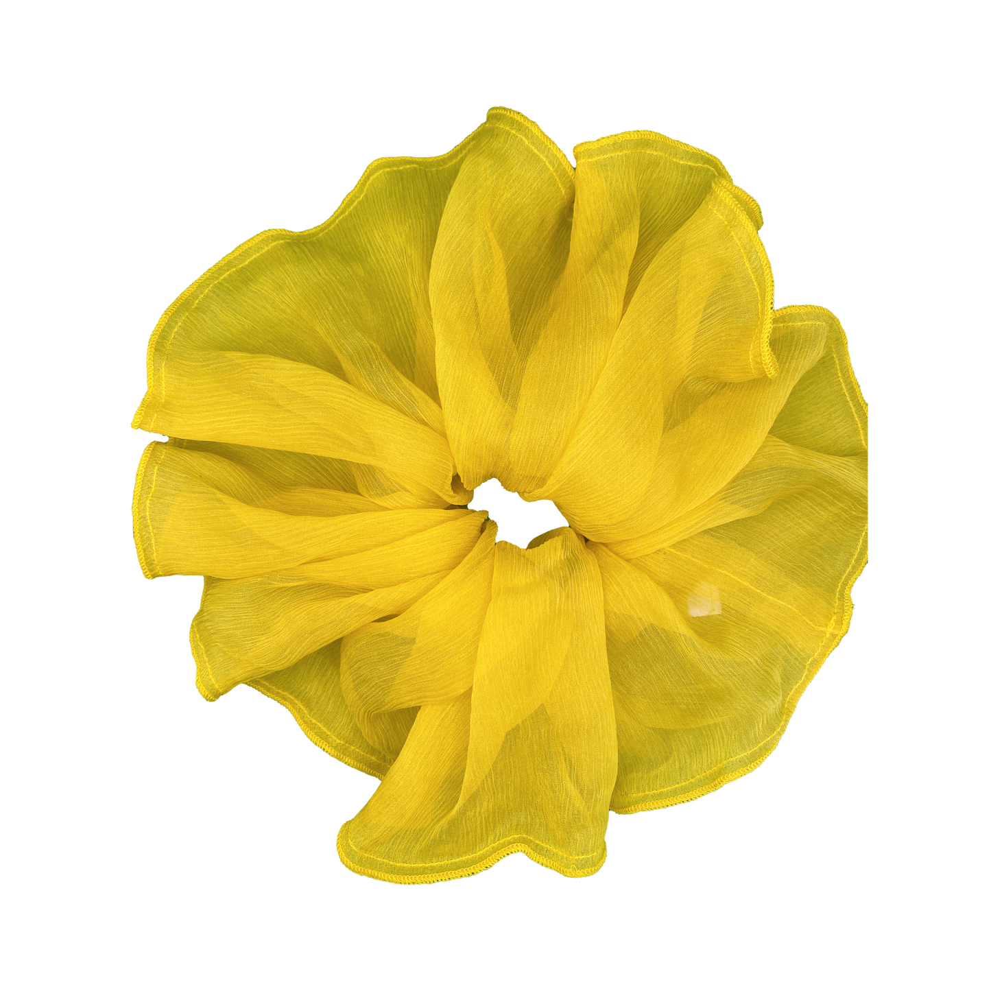 Scrunchie ~ Sunflower Silk Chiffon