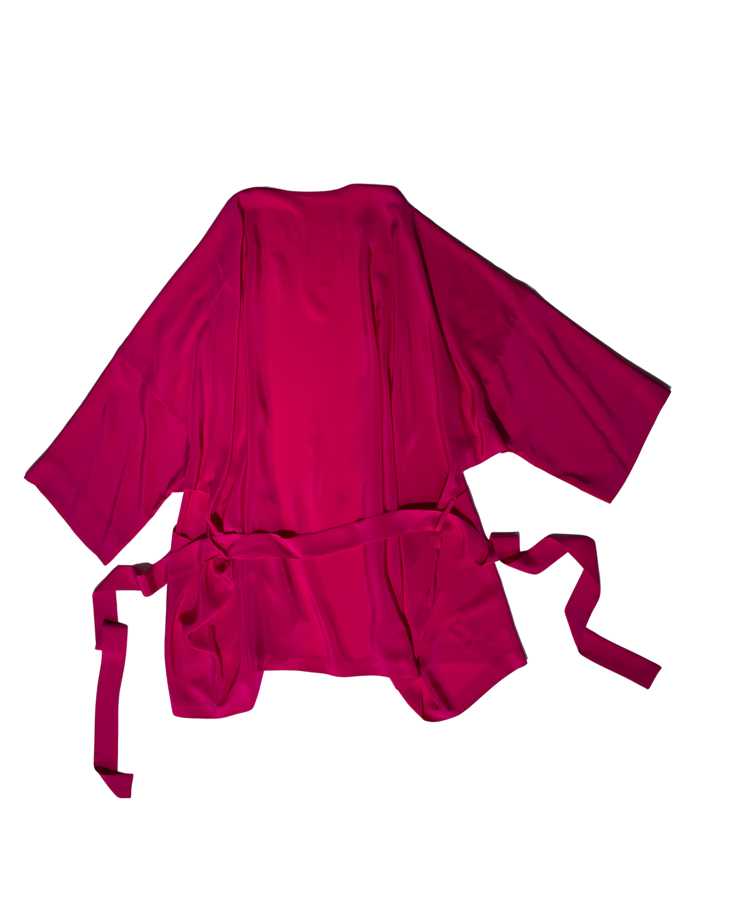 Tokyo Mini-Robe - Hot Pink SIlk